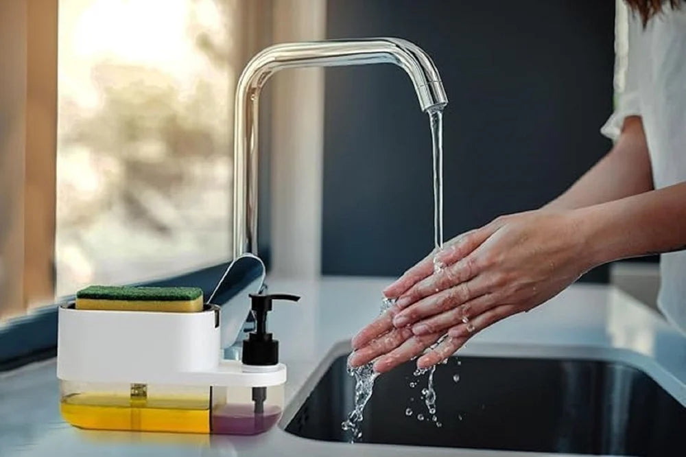 All-in-One 3-Chamber Soap Dispenser – 400 m