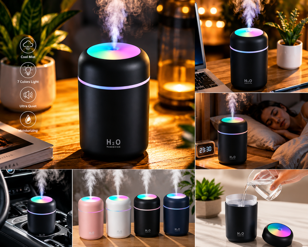H20 ULTRAGLOW MIST HUMIDIFIER